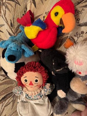Lot of 42 Stuffed Animals