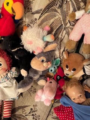 Lot of 42 Stuffed Animals