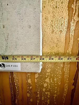 Vintage Cat Art Print on Canvas "Hug"