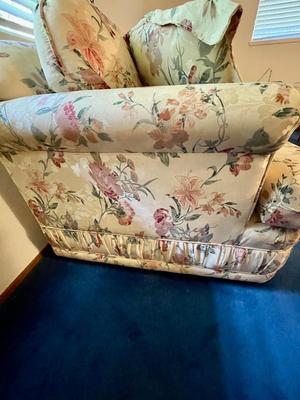 Vintage 3 Seater Sofa on Wheels