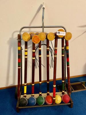 Vintage Croquet Set
