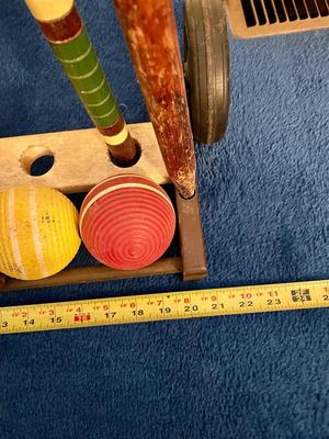 Vintage Croquet Set