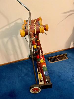 Vintage Croquet Set