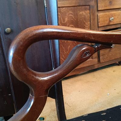 LOT 245: Antique Rocking Chair