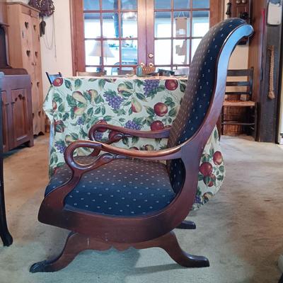 LOT 245: Antique Rocking Chair