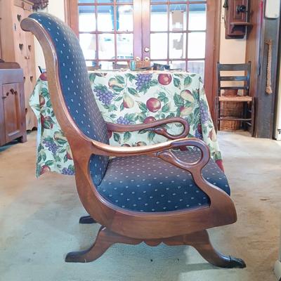 LOT 245: Antique Rocking Chair