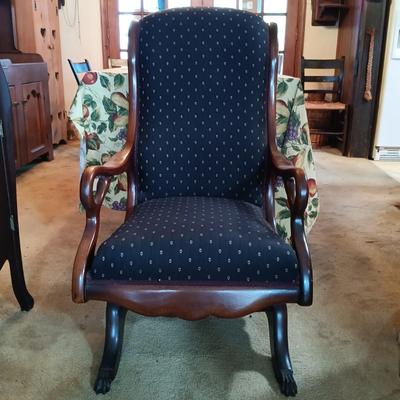 LOT 245: Antique Rocking Chair