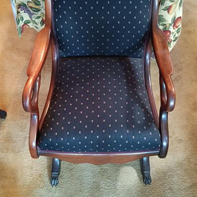 LOT 245: Antique Rocking Chair