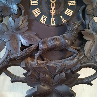 LOT 246: Vintage Robert Herr Triberg Germany Cuckoo Clock