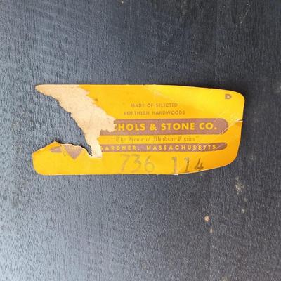 LOT 247: Nichols & Stone Co. Stencil Rocking Chair