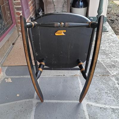 LOT 247: Nichols & Stone Co. Stencil Rocking Chair