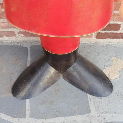 LOT 249: Decorative 4ft Metal Nutcracker Soldier