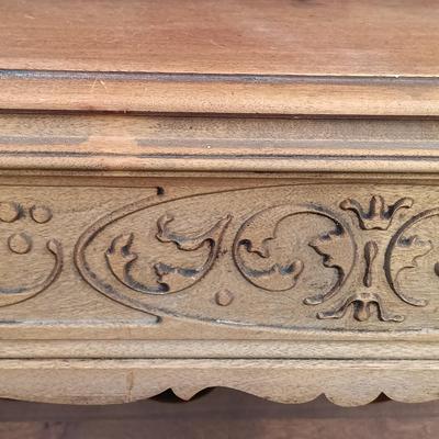 LOT 251: Vintage Library Table