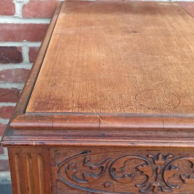 LOT 251: Vintage Library Table