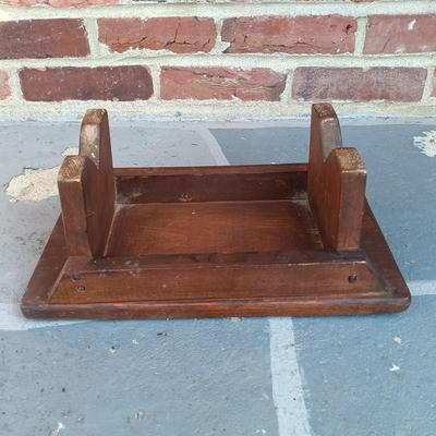 LOT 252: Primitive-Style Antique Bench and Stool