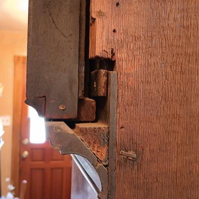 LOT 254: Antique 7-1/2 ft Tall-Case Grandfather Clock