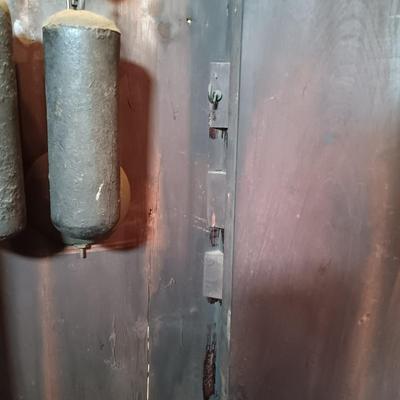 LOT 254: Antique 7-1/2 ft Tall-Case Grandfather Clock