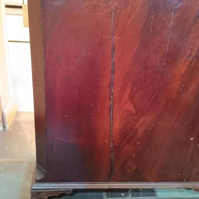 LOT 254: Antique 7-1/2 ft Tall-Case Grandfather Clock