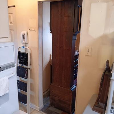 LOT 254: Antique 7-1/2 ft Tall-Case Grandfather Clock