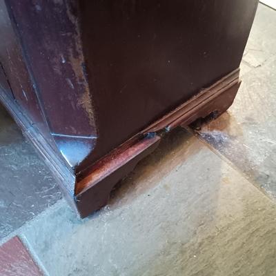 LOT 254: Antique 7-1/2 ft Tall-Case Grandfather Clock