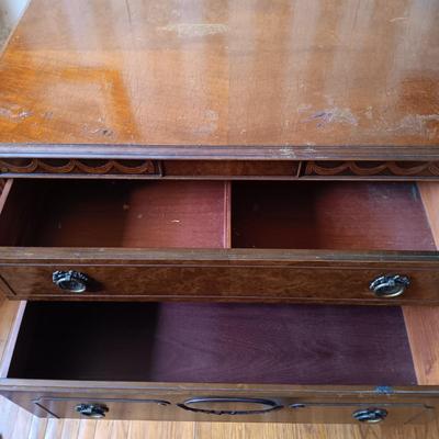 LOT 260: Berkey & Gay Furniture Co. Antique Solid Wood Dresser