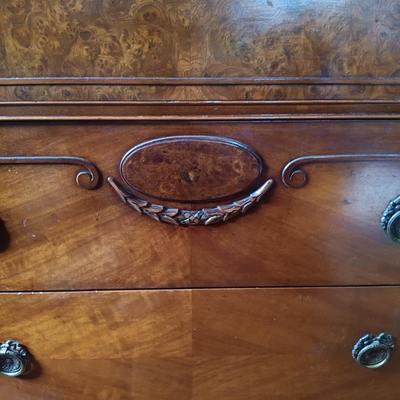 LOT 260: Berkey & Gay Furniture Co. Antique Solid Wood Dresser