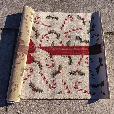 LOT 265: Polynaise 'Candyland' Lambs Wool Rug, Claire Murray Wool Christmas Tree Rug & More