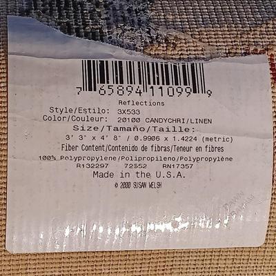 LOT 265: Polynaise 'Candyland' Lambs Wool Rug, Claire Murray Wool Christmas Tree Rug & More