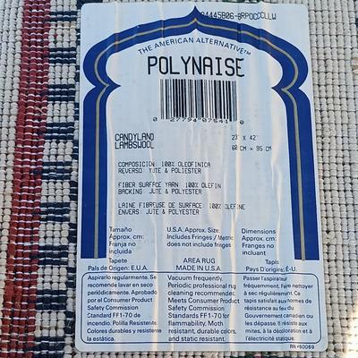 LOT 265: Polynaise 'Candyland' Lambs Wool Rug, Claire Murray Wool Christmas Tree Rug & More