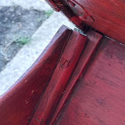 LOT 266: Victorian-Style Children's Push Sleigh