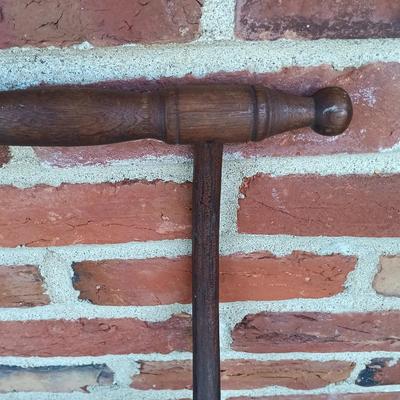 LOT 266: Victorian-Style Children's Push Sleigh