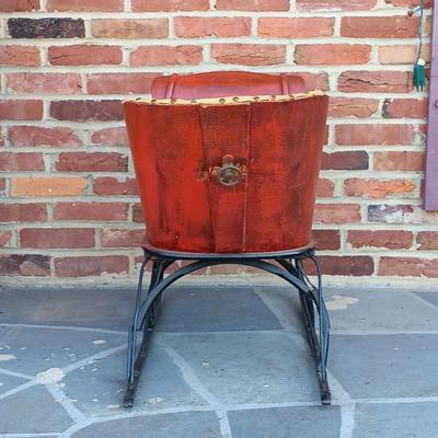 LOT 266: Victorian-Style Children's Push Sleigh