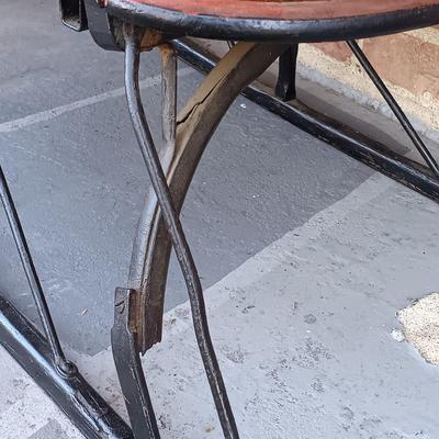 LOT 266: Victorian-Style Children's Push Sleigh