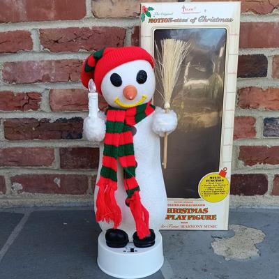 LOT 267: Set off (3) Kingsbridge Co. 20" Wood Nutcrackers, Telco Snowman & 14" Wood Nutcracker