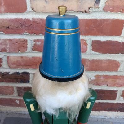 LOT 267: Set off (3) Kingsbridge Co. 20" Wood Nutcrackers, Telco Snowman & 14" Wood Nutcracker