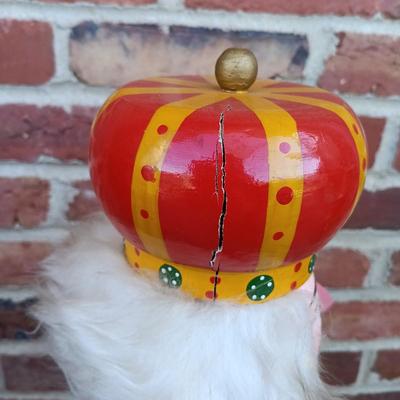 LOT 267: Set off (3) Kingsbridge Co. 20" Wood Nutcrackers, Telco Snowman & 14" Wood Nutcracker