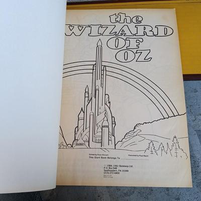 LOT 268: Franklin Mint Wizard of Oz Display Stand, Anniversary Clock & More