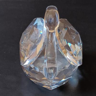 LOT 269: Swarovski Crystal Swans & Butterfly