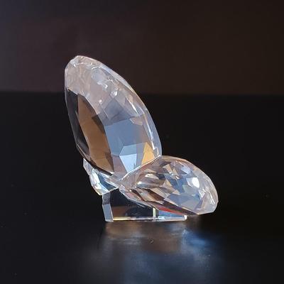 LOT 269: Swarovski Crystal Swans & Butterfly