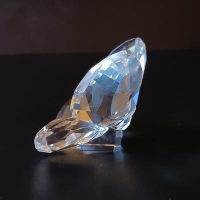 LOT 269: Swarovski Crystal Swans & Butterfly