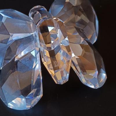LOT 269: Swarovski Crystal Swans & Butterfly