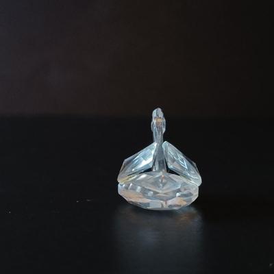 LOT 269: Swarovski Crystal Swans & Butterfly