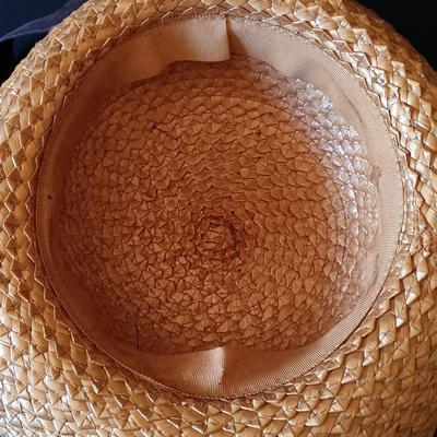 LOT 327: Red Hat Society Cigar Box Purse w/ Vintage Hats