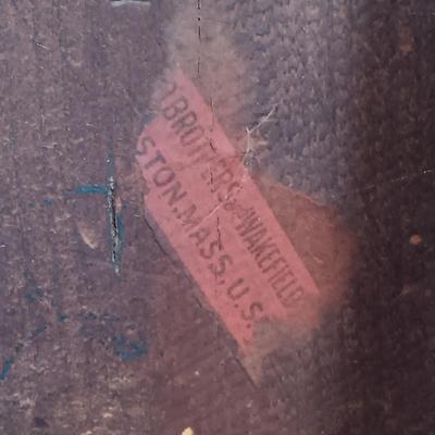 LOT 333: Heywood Brothers and Wakefield Children's Rocking Chair w/ Mrs. Beasley Doll & Antique Gund Teddy Bear