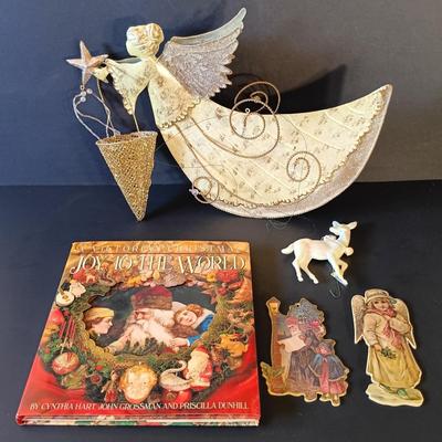 LOT 334: Enesco 'Winter Wonderland' Music Box, Ohio Art Musical Nativity, Italian Paper Mache Nativity & More