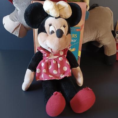 LOT 336: Disney Golden Books 'Donald Duck and the Christmas Carol', Verichron Mickie & Minnie Clock, Hallmark 100th...