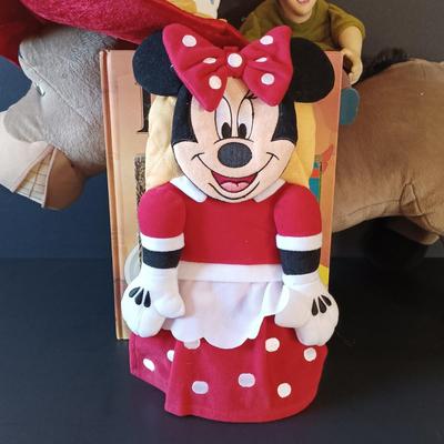 LOT 336: Disney Golden Books 'Donald Duck and the Christmas Carol', Verichron Mickie & Minnie Clock, Hallmark 100th...