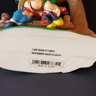 LOT 336: Disney Golden Books 'Donald Duck and the Christmas Carol', Verichron Mickie & Minnie Clock, Hallmark 100th...