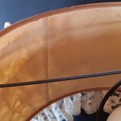 LOT 340: Chalkware Marie Antoinette Lamp