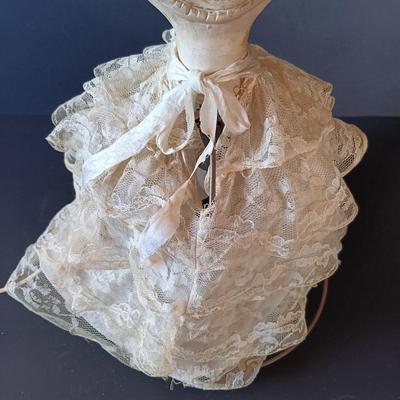 LOT 340: Chalkware Marie Antoinette Lamp